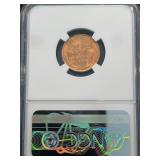 1930 Lincoln Cent NGC MS66 Red