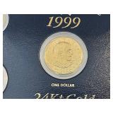 1999 24K Gold Plated U.S. Mint Set
