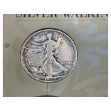 Walking Liberty Half Dollars Three Decades