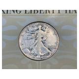 Walking Liberty Half Dollars Three Decades