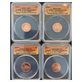 2009-P Lincoln Cents ANACS MS67 Set