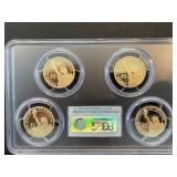 2008-S Presidential Dollar Set PCGS PR69 Deep Cameo
