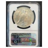 1922 Peace Dollar NGC MS63
