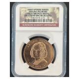 2010 First Spouse Series Bronze Medal NGC Brilliant Uncirculated