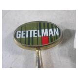 (FS) 2 Small Gettelman Beer Tap Handles See Photos for Size