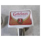 (FS) 2 Small Gettelman Beer Tap Handles See Photos for Size