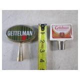 (FS) 2 Small Gettelman Beer Tap Handles See Photos for Size