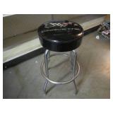 (CS) Corvette 50th Anniversary Swivel Stool - Couple holes in seat. See Photos