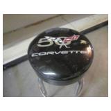 (CS) Corvette 50th Anniversary Swivel Stool - Couple holes in seat. See Photos