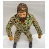 1964 GI JOE Adventure Team Flocked Hair Action Figure 12" (Missing Some Flock On Head)