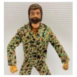 1964 GI JOE Adventure Team Flocked Hair Action Figure 12" (Missing Some Flock On Head)
