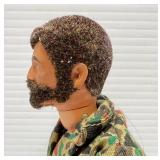 1964 GI JOE Adventure Team Flocked Hair Action Figure 12" (Missing Some Flock On Head)