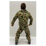 1964 GI JOE Adventure Team Flocked Hair Action Figure 12" (Missing Some Flock On Head)