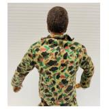 1964 GI JOE Adventure Team Flocked Hair Action Figure 12" (Missing Some Flock On Head)