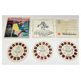 Vintage View-Master With View-Master Reels Including Scooby Doo, Spiderman, Star Trek & More