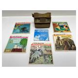 Vintage View-Master With View-Master Reels Including ET , Star Trek, Mickey Mouse & More