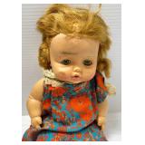 Large Group Of Misc. Vintage Dolls With Doll Trunk & More (Need TLC Has Smell)