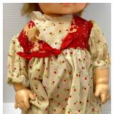 Large Group Of Misc. Vintage Dolls With Doll Trunk & More (Need TLC Has Smell)