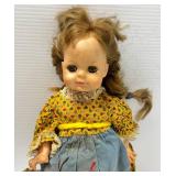 Large Group Of Misc. Vintage Dolls With Doll Trunk & More (Need TLC Has Smell)