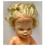 Large Group Of Misc. Vintage Dolls With Doll Trunk & More (Need TLC Has Smell)