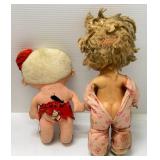 Large Group Of Misc. Vintage Dolls  & More (Need TLC Has Smell)