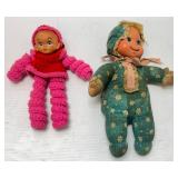 Large Group Of Misc. Vintage Dolls  & More (Need TLC Has Smell)