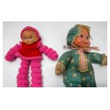 Large Group Of Misc. Vintage Dolls  & More (Need TLC Has Smell)