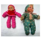 Large Group Of Misc. Vintage Dolls  & More (Need TLC Has Smell)