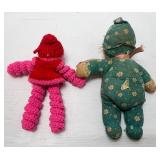 Large Group Of Misc. Vintage Dolls  & More (Need TLC Has Smell)