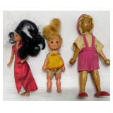 Large Group Of Misc. Vintage Dolls  & More (Need TLC Has Smell)