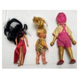 Large Group Of Misc. Vintage Dolls  & More (Need TLC Has Smell)