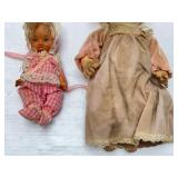 Large Group Of Misc. Vintage Dolls  & More (Need TLC Has Smell)