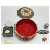 Vintage Carry Case With Vintage Jewelry & More