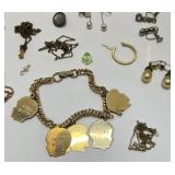 Vintage Carry Case With Vintage Jewelry & More