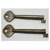 Antique Skeleton Keys 1= Folding Marked Patented Mar. 23. 1869