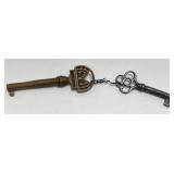 Antique Skeleton Keys 1= Folding Marked Patented Mar. 23. 1869