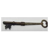 Antique Skeleton Keys 1= Folding Marked Patented Mar. 23. 1869