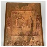 2 LBS. .999 Fine Copper
