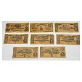 Misc. Vintage Facsimile (FAKE) US CONFEDERATE PAPER CURRENCY (Still Very Cool Vintage)