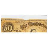 Misc. Vintage Facsimile (FAKE) US CONFEDERATE PAPER CURRENCY (Still Very Cool Vintage)