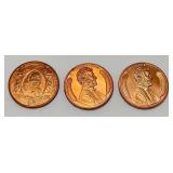 .999 Copper 1 OZ. Coins 21 Total