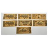 Misc. Vintage Facsimile (FAKE) US CONFEDERATE PAPER CURRENCY (Still Very Cool Vintage)