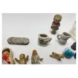 Misc. Vintage Items Including Powder Boxes, Marbles, Toys & More