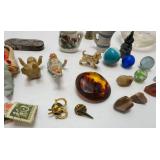Misc. Vintage Items Including Powder Boxes, Marbles, Toys & More