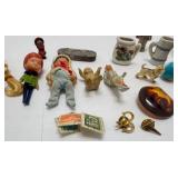 Misc. Vintage Items Including Powder Boxes, Marbles, Toys & More