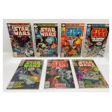 Vintage STAR WARS Comics 6= 35 Cent 1= 40 Cent