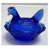 Vintage Boyd  Glass  Chicken Salt Dishes