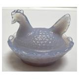 Vintage Boyd  Glass  Chicken Salt Dishes