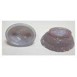 Vintage Boyd  Glass  Chicken Salt Dishes