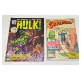 Superman #167 Feb. 1964 - Vol.1 & 1978 Marvel Hulk (Formerly The Rampaging Hulk) #12 1st Moon Knight Color Story